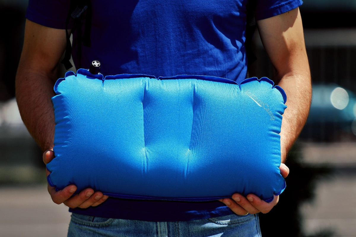 Lightweight Inflatable Camping Pillow - Supportive Travel & Backpacking Gear