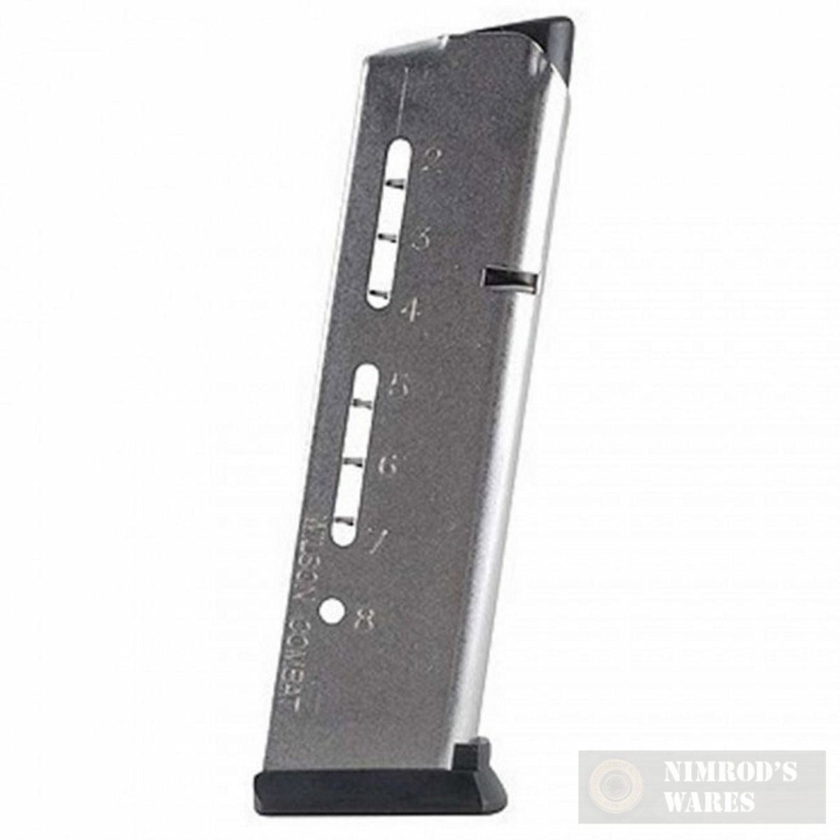 Wilson Combat 1911 Gov't Tactical Magazine .45 ACP 8 Rounds Stainless