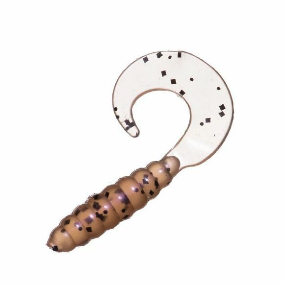 Artificial Soft Plastic Grubs for Fishing - 2 Inch, 100 Pack, Multiple Colors