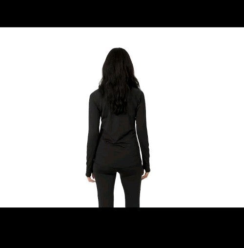 Women's Plush Warmth Base Layer Top with Crew Neck and Contoured Thumbholes