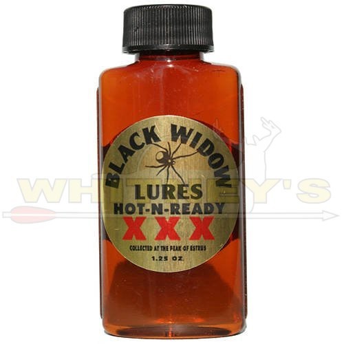 Northern Deer Lure - Black Widow Hot-N-Ready XXX 1.25oz - Whitetail Hunting Scent
