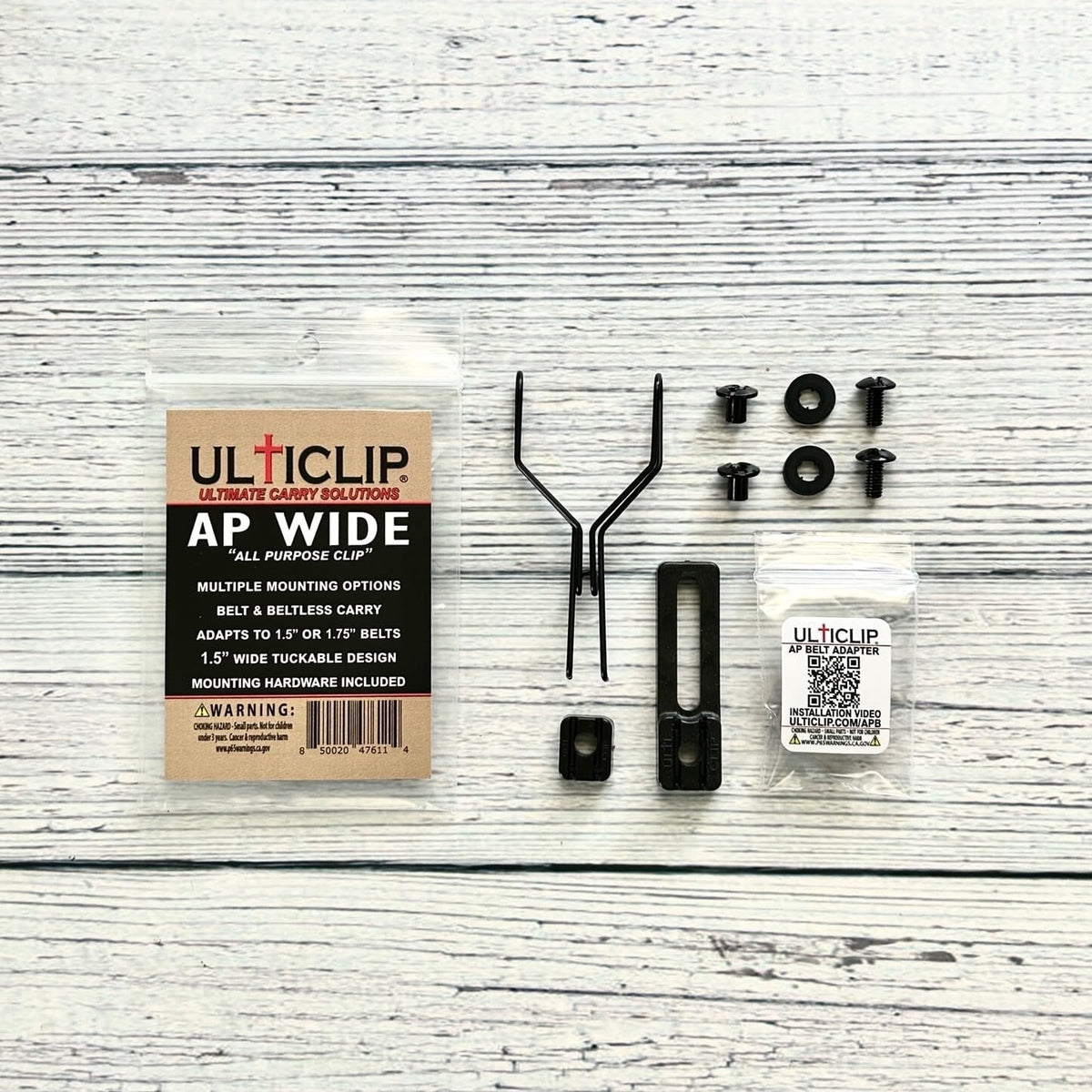 Universal Belt Clip for Holsters and Gear - Wide Mounting Adapter