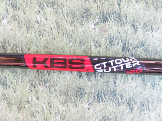 Golf Putter Shaft 120 PVD Black Single Bend 38 Inches Uncut