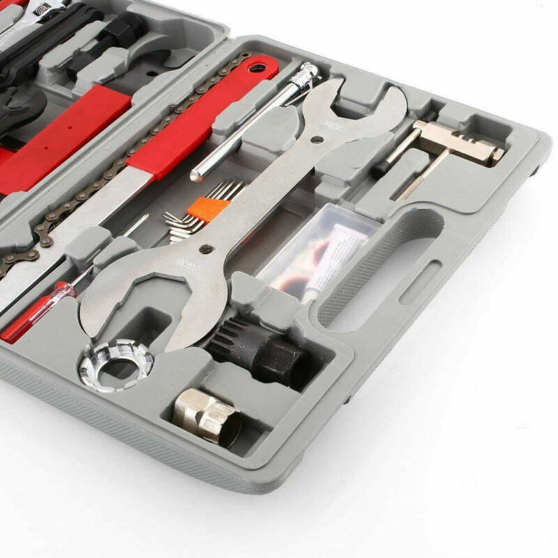 44PCS Bike Repair Tool Kit Set - Bicycle Maintenance & Cycling Gear