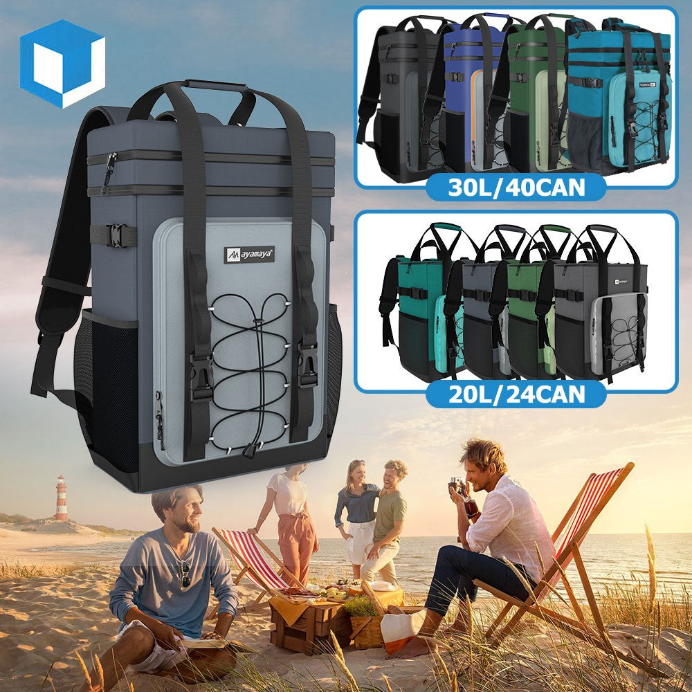 Insulated Leakproof Backpack Cooler for Picnic Beach Travel Outdoor 20L