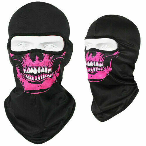 Unisex Skull Ski Mask Balaclava Ghost Bandana Full Face Mask for Outdoor Activities