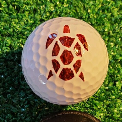 Custom Golf Ball Marker Stencil with Alignment Line & Circle | Personalize Your Golf Accessories