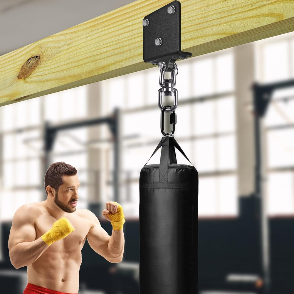 Heavy Bag Hanger with 360° Swivel - Boxing & Martial Arts Mount Bracket