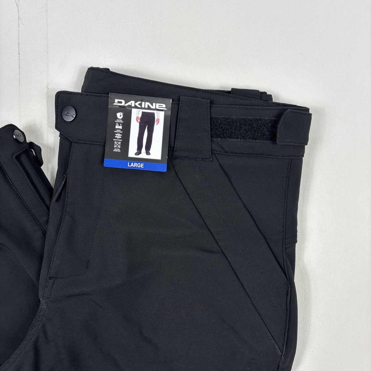 Men's Water Resistant Snow Pants - Active Stretch Ski & Snowboarding Trousers