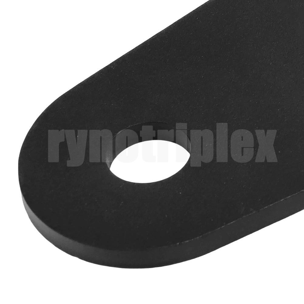 6in Flat Stretch Brake Tabs for Mini Bike Axle 5/8 Inch - Heavy Duty Iron Set