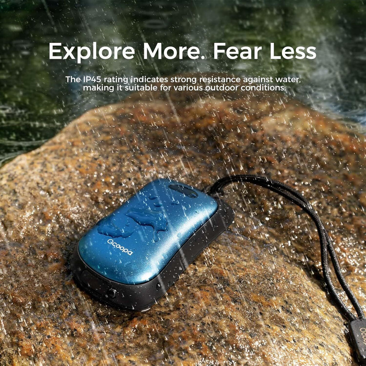 Rechargeable Waterproof Hand Warmers with 6000mAh Power Bank for Camping and Outdoor
