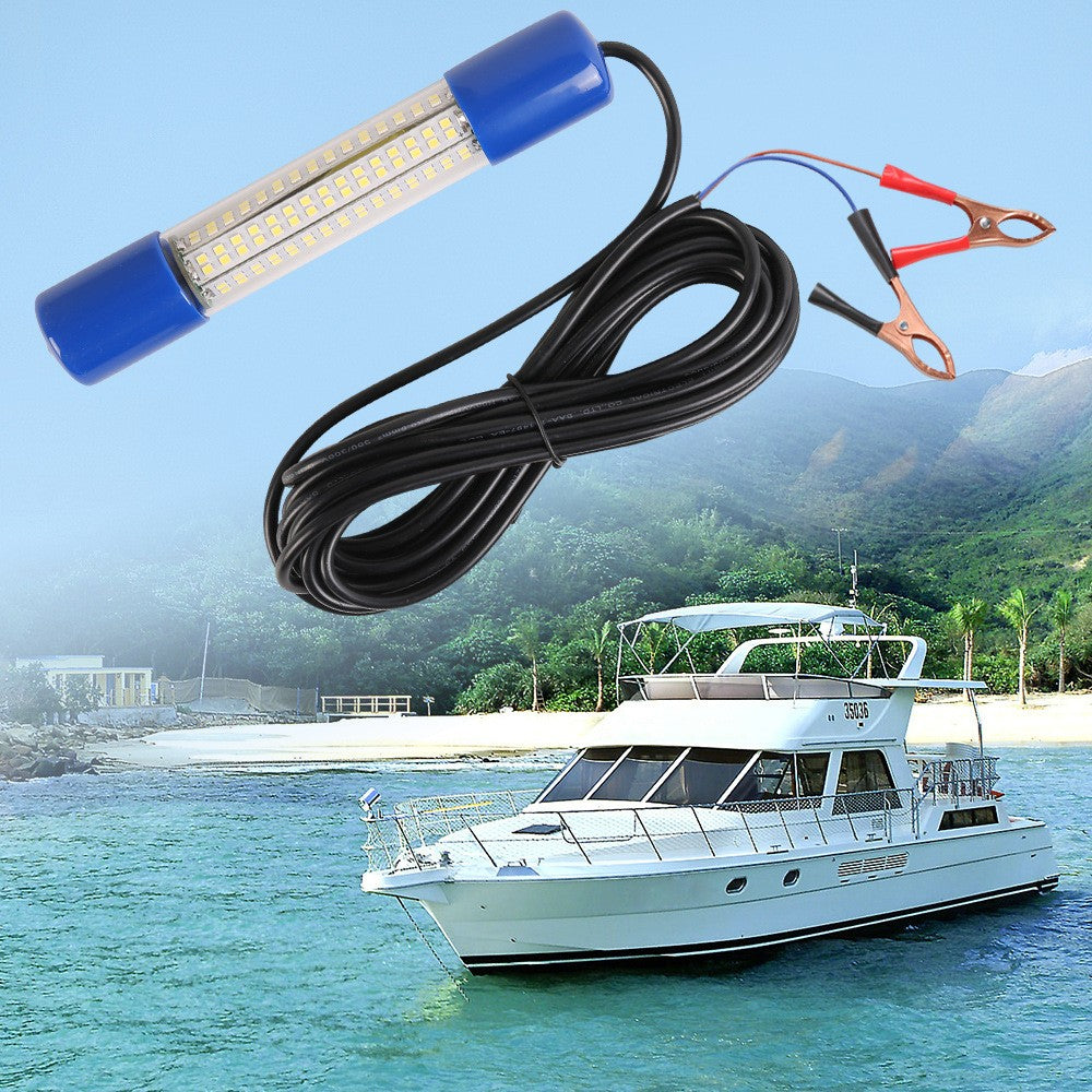 Underwater Fish Attractor Light - 50W Submersible LED Fishing Light - Waterproof & Multi-Color Options