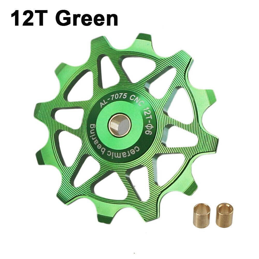 Bike Rear Derailleur Pulley 12T 14T Ceramic Bearing Guide Wheel Parts
