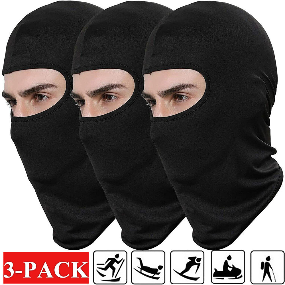 Men's Lightweight Balaclava Face Mask Set for Skiing Motorcycle & Outdoor Sports