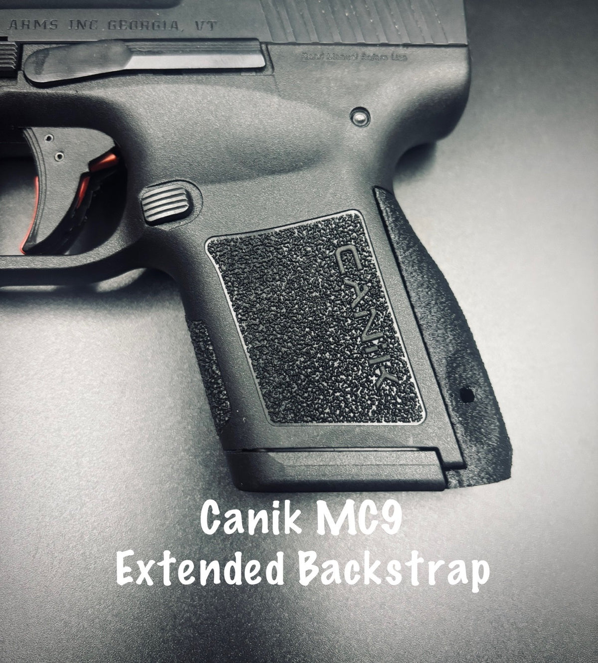 Canik MC9 Extended Backstrap for Better Grip and Control