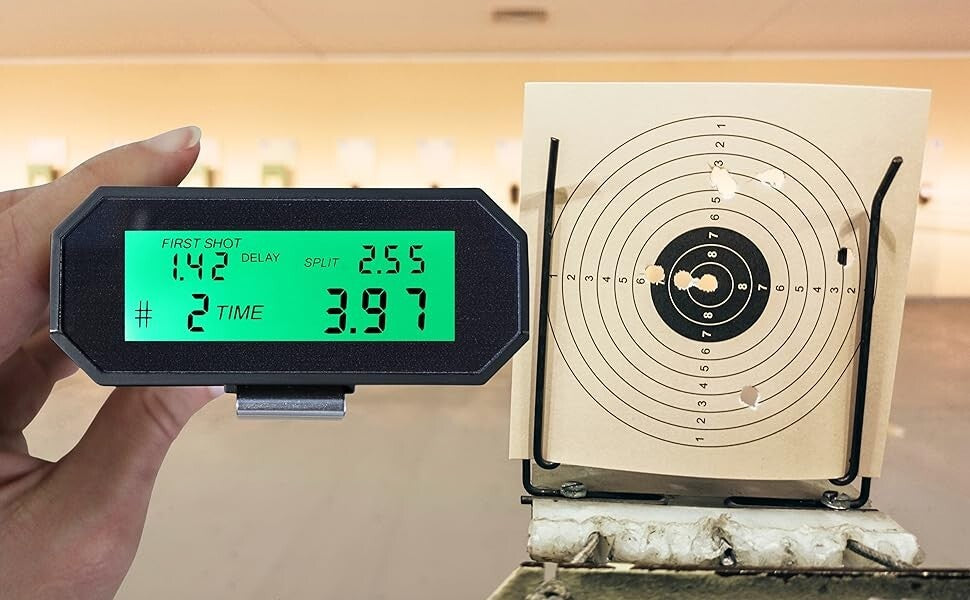 Shot Timer for Shooting Competitions & Drills - Adjustable Par Time
