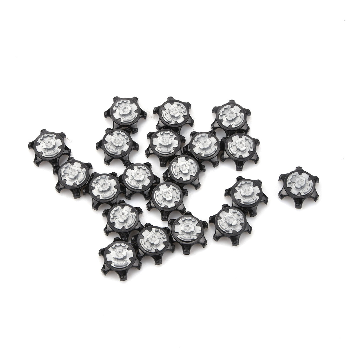 Golf Shoe Spikes 20 Pack Durable Plastic Cleats for Golf Shoes Replacement