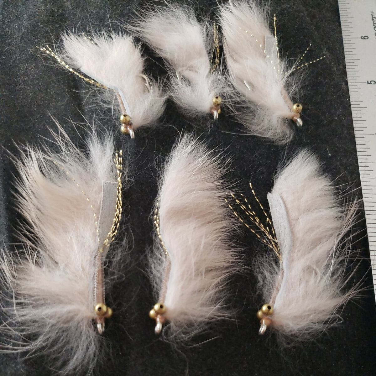 Saltwater Fly Fishing Flies Bonefish Gotcha Bunny Tan Size 2 - Frontier Fly Co