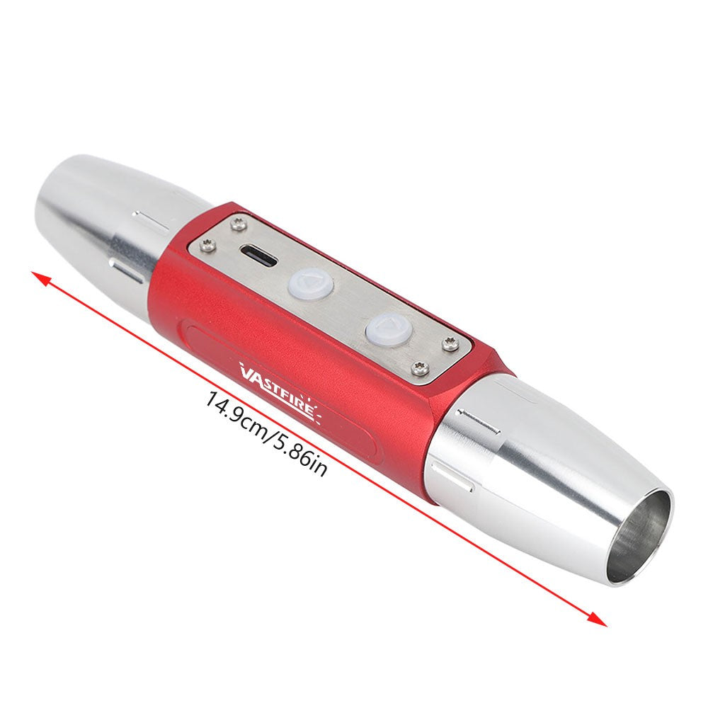 UV LED Flashlight 365nm/395nm Blacklight for Gemstone & Jewelry Inspection