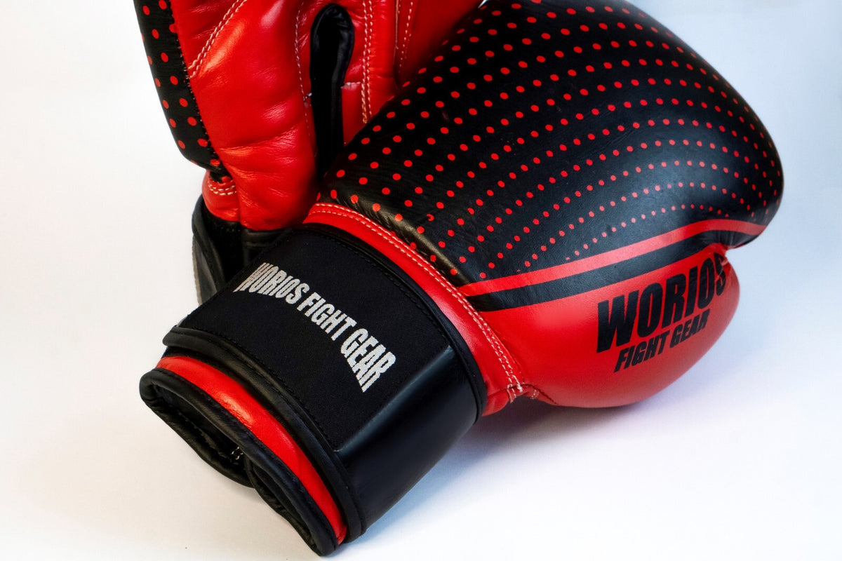 Leather Boxing Gloves for Sparring MMA Kickboxing - Multiple Sizes
