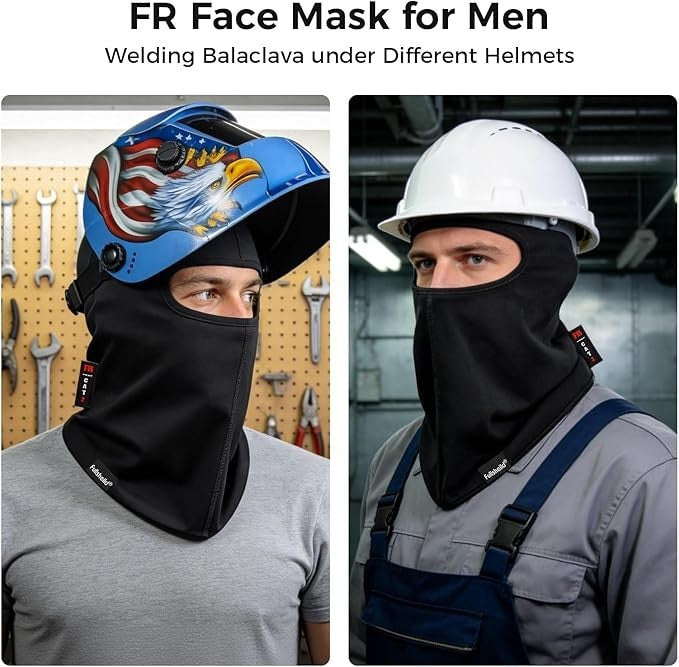 Fire-Resistant Balaclava Face Mask NFPA 2112 One Size Black