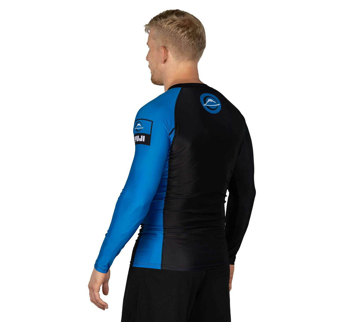 Long Sleeve MMA Rashguard for BJJ & Jiu-Jitsu - Blue, Anti-Microbial, Comfort Fit