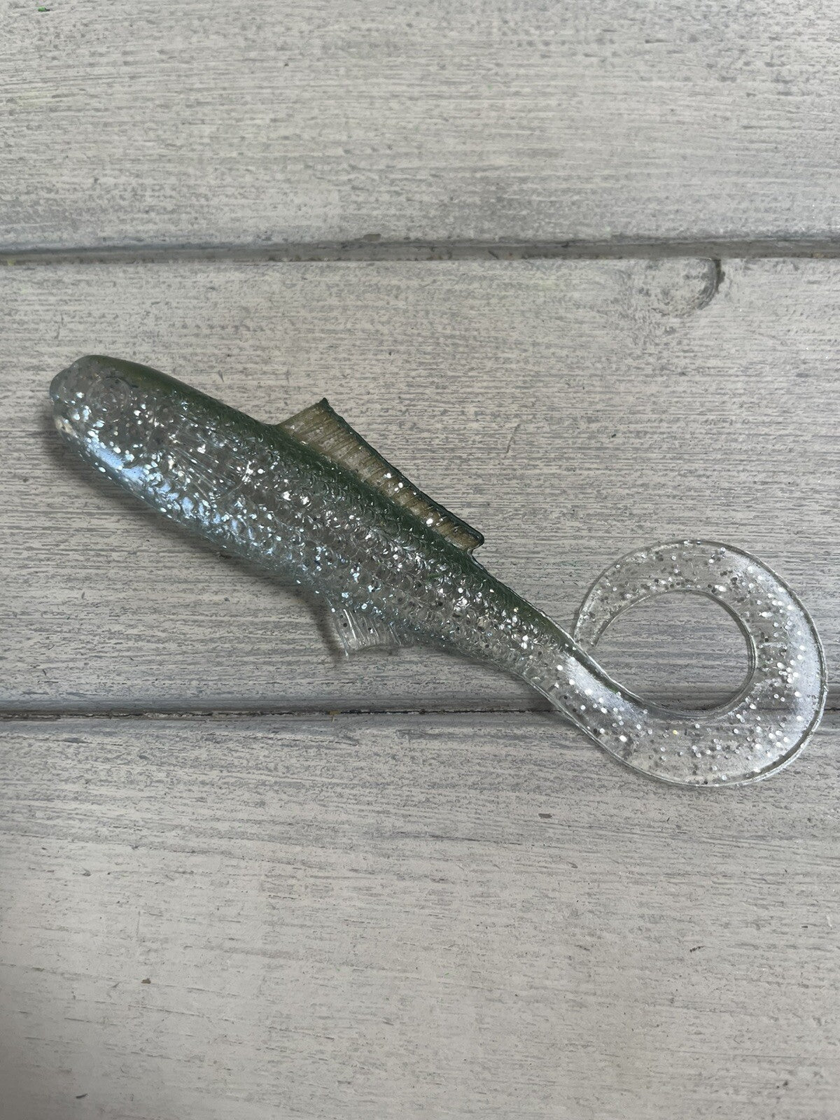 4-Inch Silver & Army Green Minnow Baits Lot of 15 for Freshwater & Saltwater Fishing