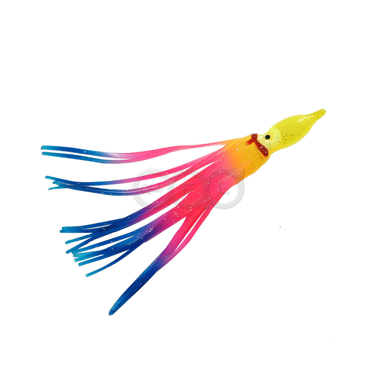 Artificial Soft Plastic Fishing Skirts 4.5-inch Octopus Fish Lures Bait Lot
