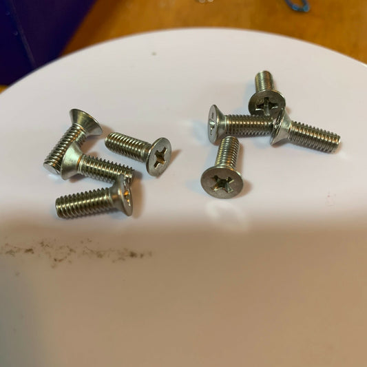 Speedplay Replacement M4 x 12mm Cleat Screws - Stainless Steel Pack of 8