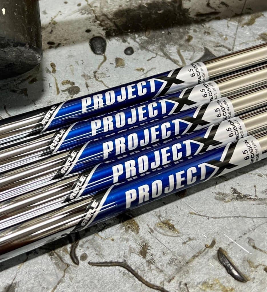 Project X Rifle .355 Taper Tip Steel Iron Shafts Set for Golf Clubs