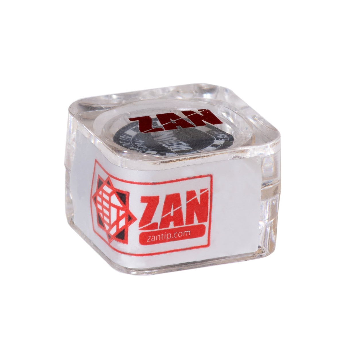 ZAN III Medium Pool Cue Tip – 8-Layer Leather, 14 mm