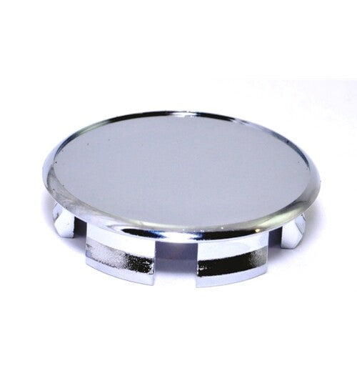 Chrome ABS Center Cap Plug for Automotive Wheels - 2-3/16 Inch Diameter