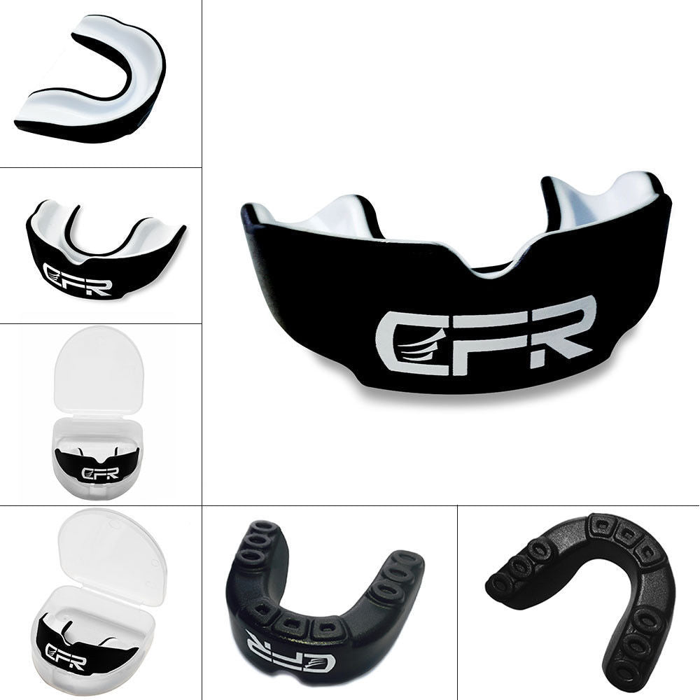 Gel Mouth Guard Case for Teeth Grinding Boxing MMA Sports Kids Adults