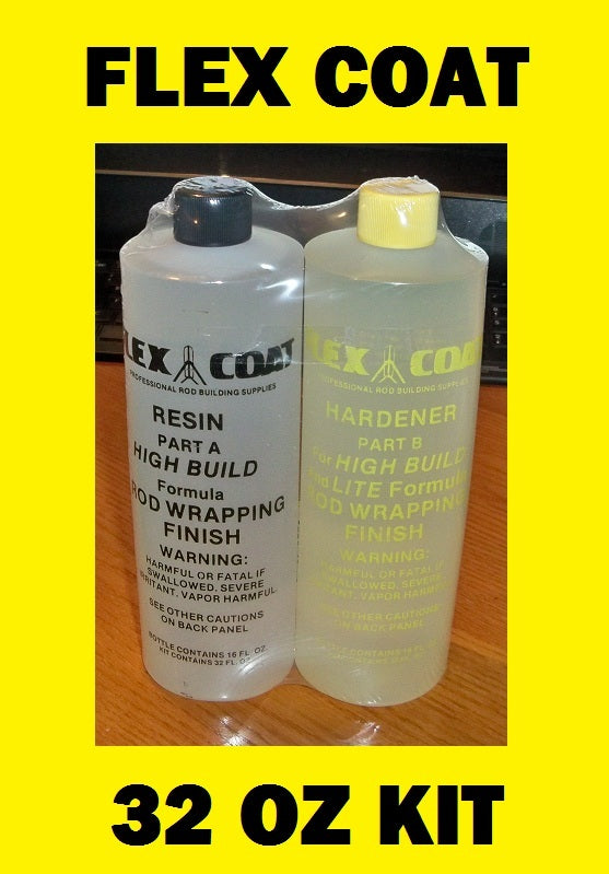 Fishing Rod Finish Kit 32 oz High Build Epoxy Wrap Coating for Rods