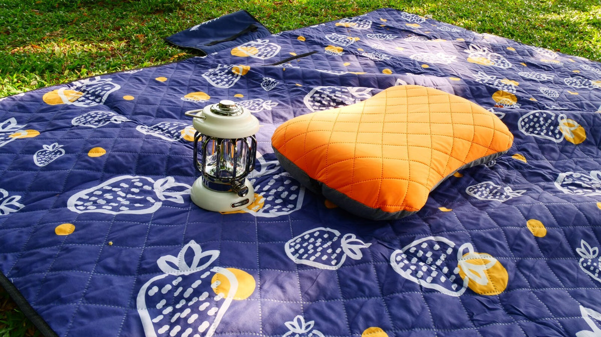 Portable Travel Inflatable Air Pillow with Pouch for Camping & Hiking