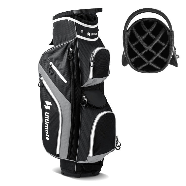 Lightweight Golf Stand Bag with 14-Way Divider & Shoulder Strap