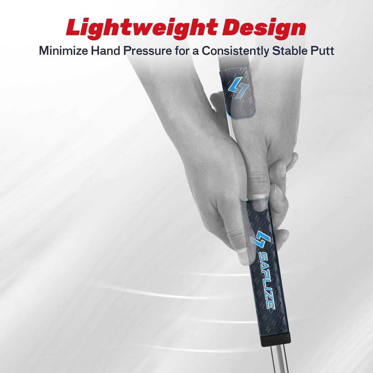 Golf Putter Grip Midsize Blue - Stable Control & Lightweight Design