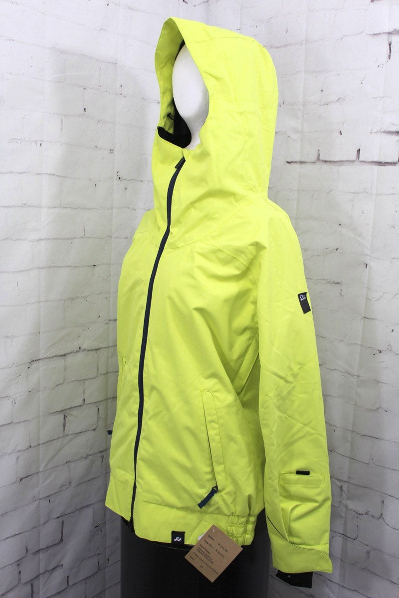 Women's Snowboard Shell Jacket - Waterproof & Breathable Ski Coat, Lemon Drop Yellow