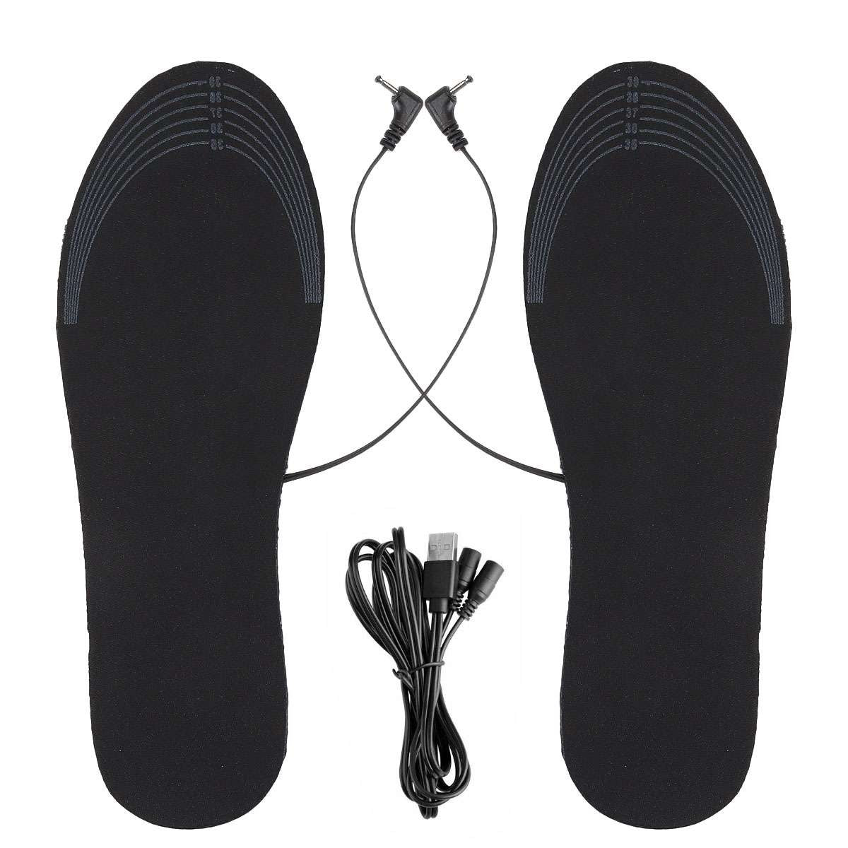 Rechargeable Heated Insoles for Winter Foot Warmth, Unisex, Cuttable