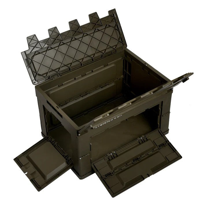 Heavy Duty Collapsible Storage Box with Lid for Home & Camping