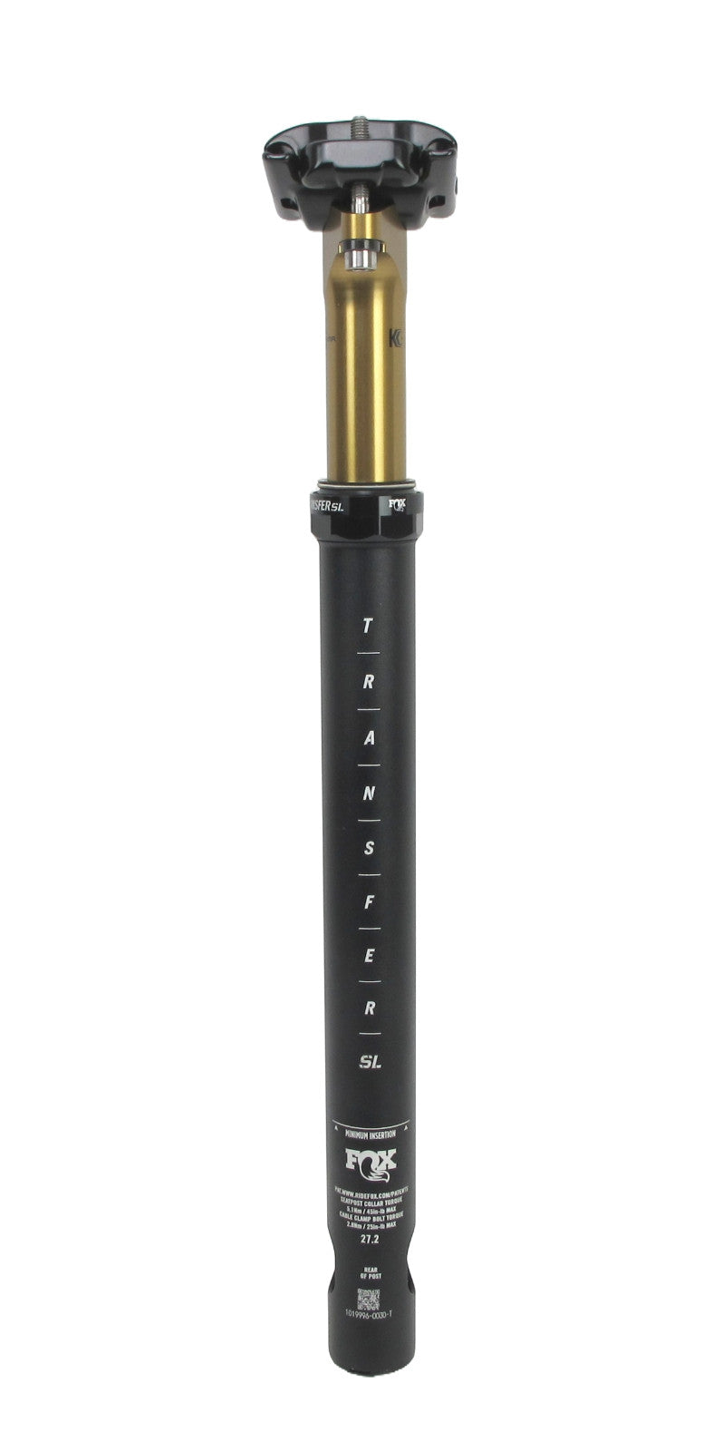 Fox Transfer SL 27.2 50mm Dropper Seatpost - Lightweight, Internal Routing