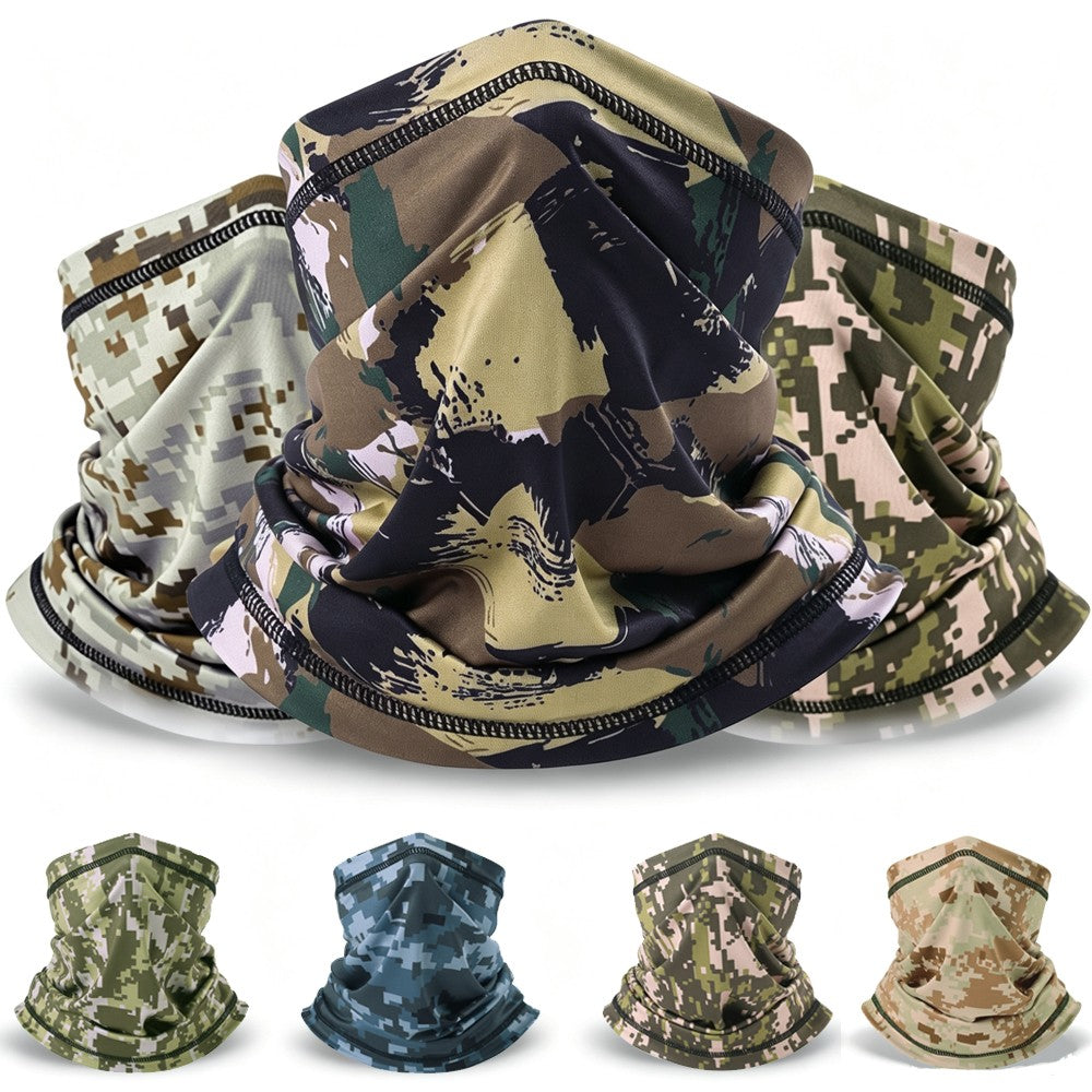 UV Protection Face Mask Neck Gaiter Sun Hood Breathable Multi-Use Headwear