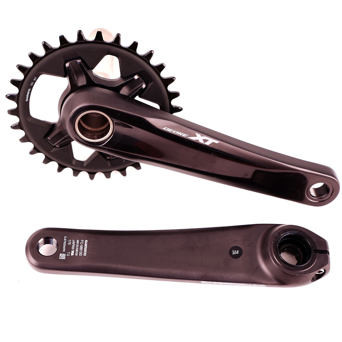 Shimano Deore XT FC-M8100-1 Mountain Bike Crankset 175mm 30T 12-Speed Hollowtech II