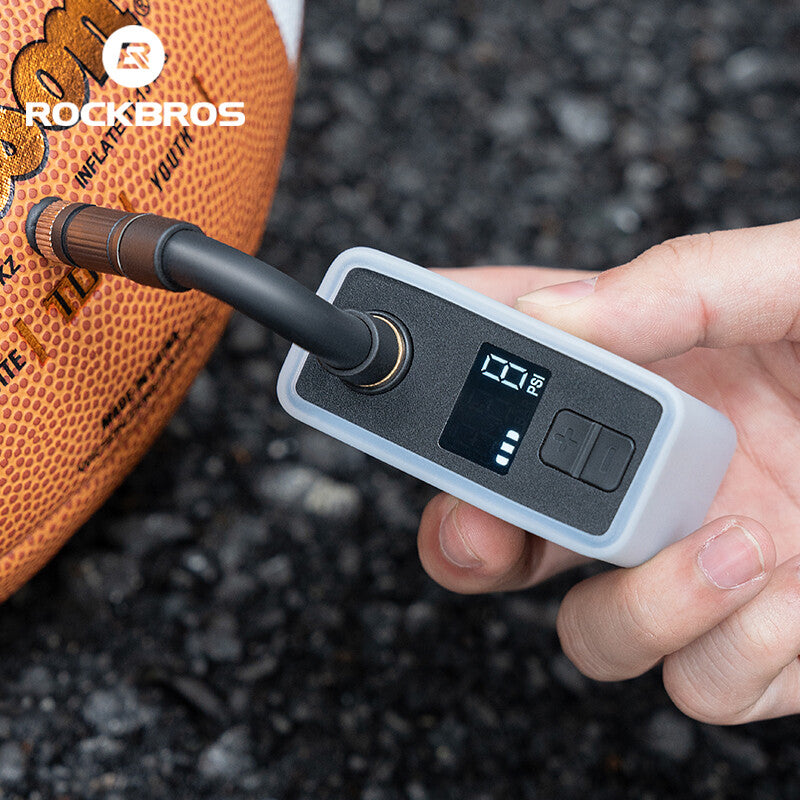 Portable Electric Bike Pump 120PSI with Digital Display & Type-C Charging