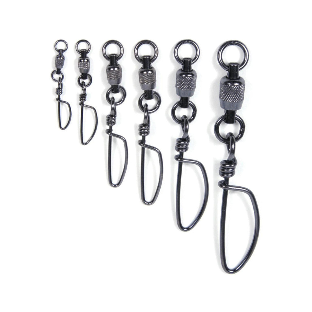 Stainless Steel Dual Rotation Ball Bearing Swivels - Tangle-Free Fishing Tackle