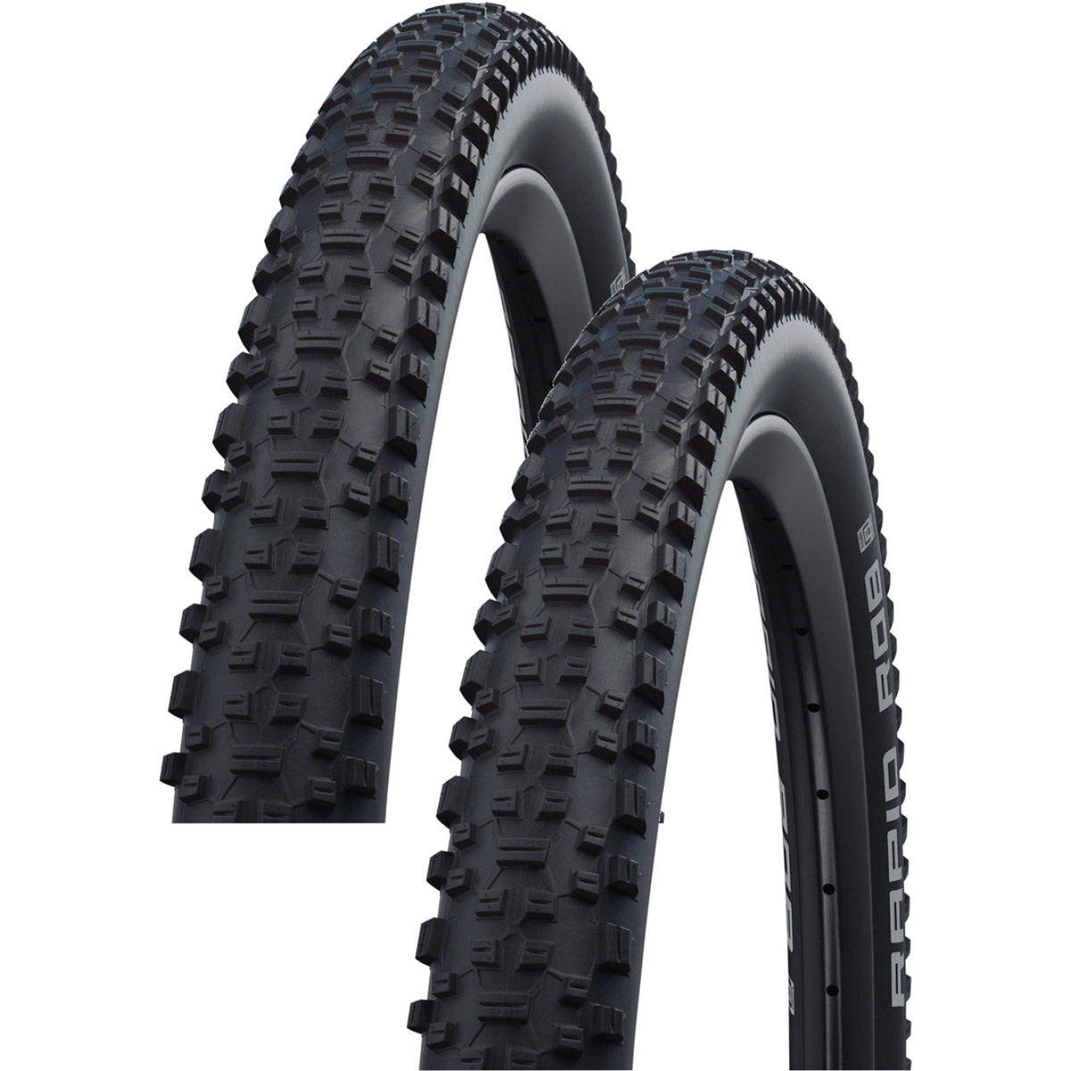 26x2.1 Mountain Bike Tires Pack of 2 - Clincher Wire Bead Off-Road Tires
