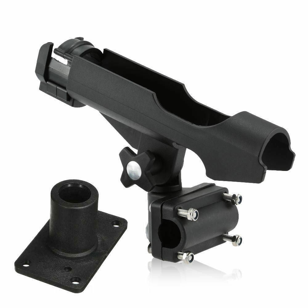 Adjustable Boat Fishing Rod Holder Set - 4 Pack for Kayaks & Boats