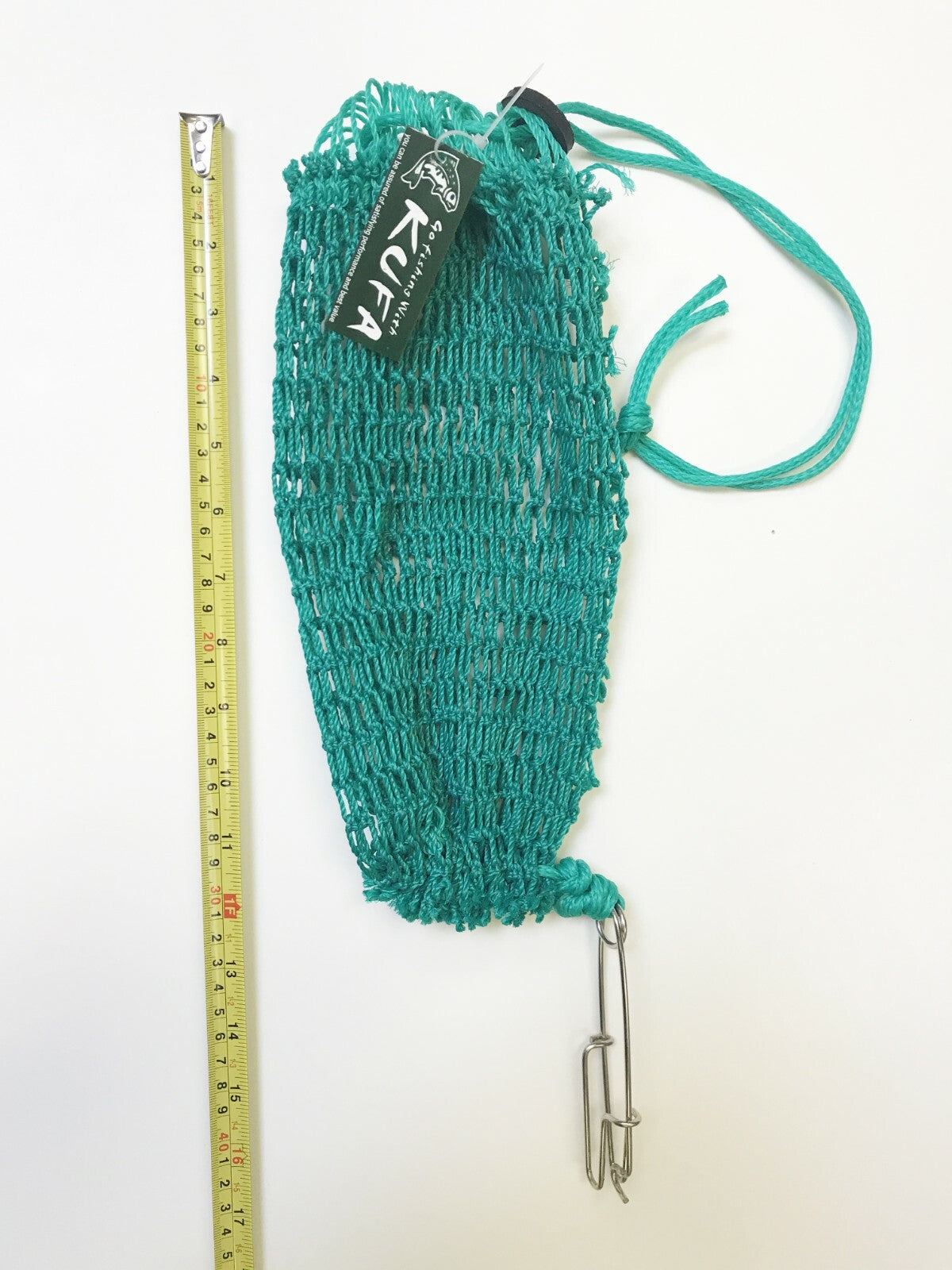 Commercial Crab Trap Bait Bag with Rubber Lock & Hook - Durable Mesh Fishing Accessory