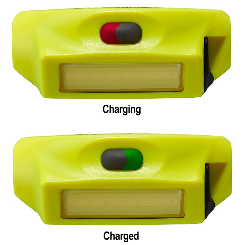 Headlamp with 180 Lumens, Rechargeable Waterproof Clip-On LED Light