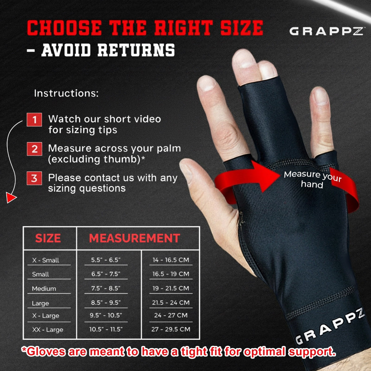 Finger Support Compression Gloves for Sports and Injury Prevention